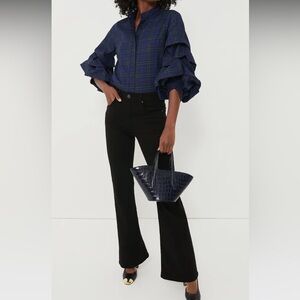 Citizens of Humanity Isola Plush Black Flare Jeans